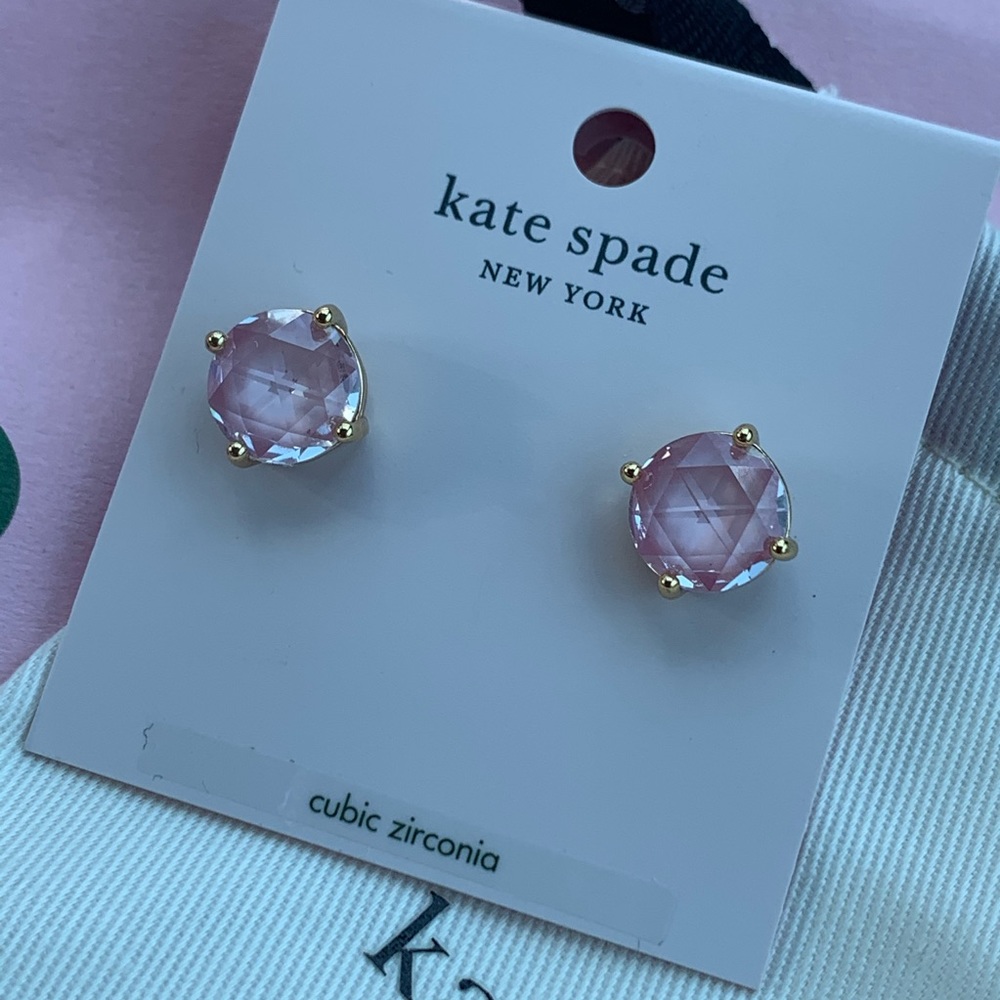 KATE SPADE Pink Gumdrop Earrings - Picture 3 of 10